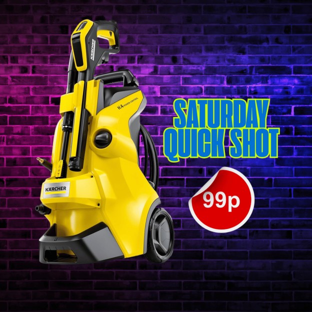 SATURDAY QUICK SHOT - KARCHER K4 OR TAKE THE CASH - JUST 99p