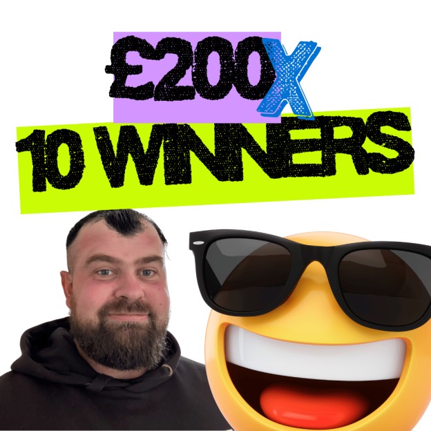 WOW ONE TICKET 10x CHANCES TO WIN £200
