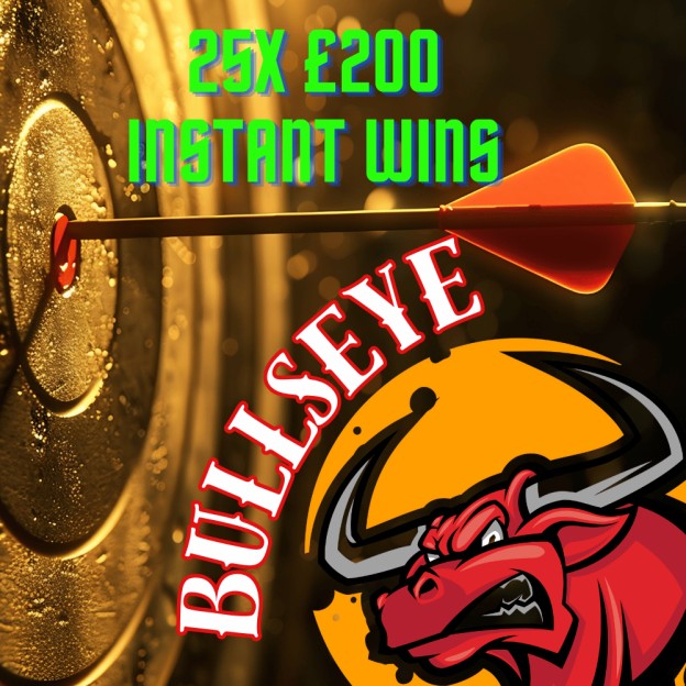 BULLSEYE - INSTANT WINS GAME 25x £200