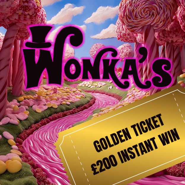 WONKAS BONKERS GOLDEN TICKET AND INSTANTS